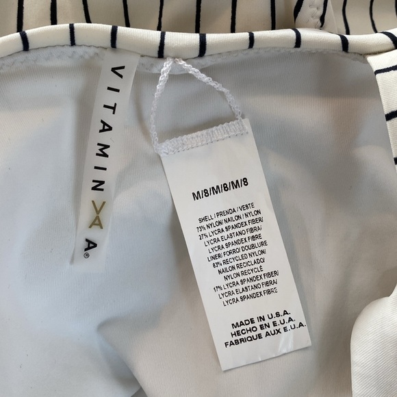 Vitamin A Swim Edie One-piece Swimsuit, Size M/8 - Picture 16 of 17